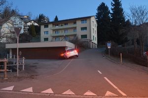 Ansicht der Unfallstelle.