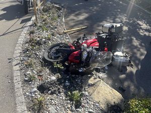 Das Motorrad war nicht mehr fahrbar.
