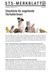 Merkblatt - Checkliste beim Hundekauf