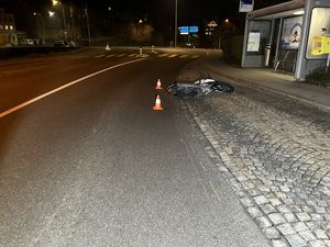 Ansicht der Unfallstelle.