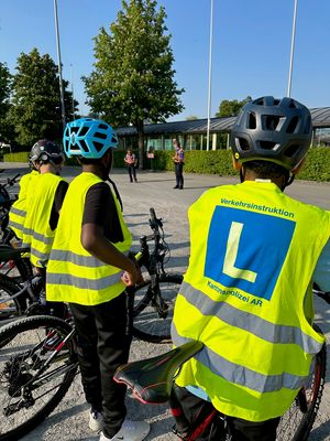 Radfahrerprüfung in Herisau.