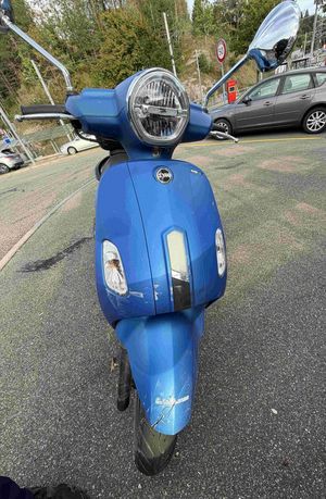 Beschädigter Roller