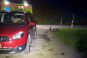Kollision zwischen Rennrad und Auto in Heiden.