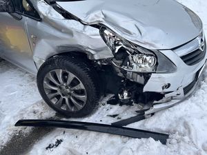 Der Personenwagen war nicht mehr fahrbar.