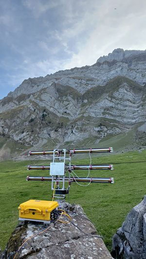 Messung mittels Radarinterferometer (GPRI)