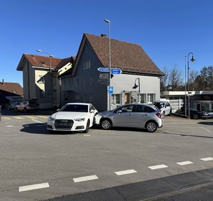 Ansicht der Unfallstelle.