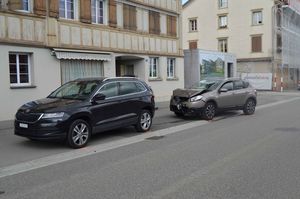Unfallsituation in Waldstatt.