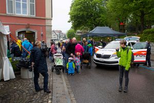 Viele Besucher am Event bei der Kantonspolizei AR in Heiden.