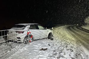 Hoher Sachschaden nach Selbstunfall in Lustmühle.