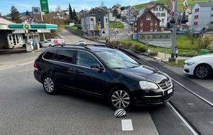 Verkehrsunfall zwischen Fahrrad und Personenwagen in Speicher.