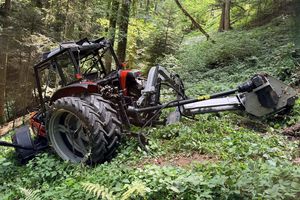 Tödlicher Unfall mit Traktor in Schwellbrunn.