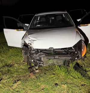 Beschädigtes Unfallfahrzeug