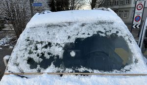 vereiste Autoscheibe