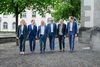 Der Regierungsrat von Appenzell Ausserrhoden: Seit dem 1. Juni sind mit Susann Metzger wieder zwei Frauen in der Ausserrhoder Regierung vertreten. Geleitet wird der Regierungsrat in den nächsten zwei Jahre von Landammann Hansueli Reutegger (v.l.n.r.: Regierungsrätin Katrin Alder, Regierungsrat Yves Noël Balmer, Landammann Hansueli Reutegger, Regierungsrat Dölf Biasotto, Regierungsrätin Susann Metzger, Ratschreiber Roger Nobs).