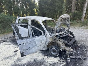 Der Personenwagen brannte vollständig aus.