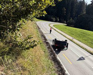 Übersicht Verkehrsunfall Teufen