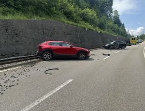 Ansicht der Unfallstelle.