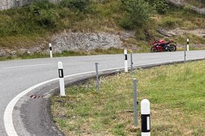 Selbstunfall mit Motorrad in Urnäsch.