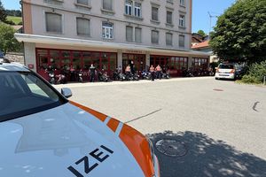 Motorrad-Schwerpunktkontrolle in Urnäsch