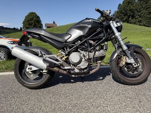 Ansicht des Motorrades.