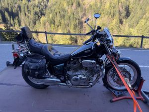 Beteiligtes Motorrad.