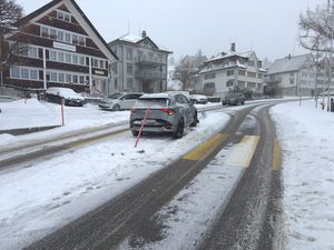 Ansicht der Unfallstelle.