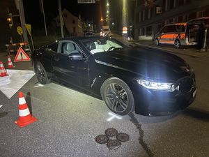 Ansicht eines beteiligten Fahrzeuges.