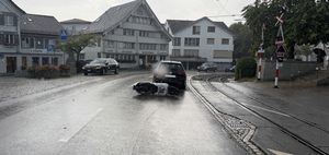 Ansicht der Unfallstelle.