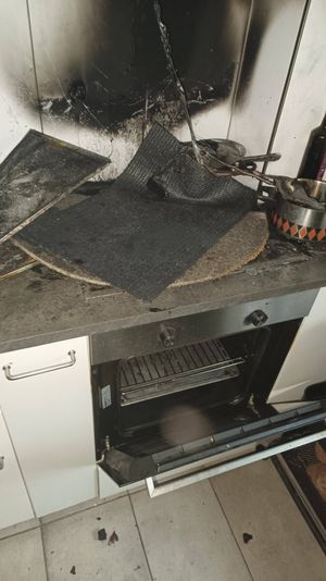 Kochherd nach Brand