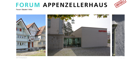 Bild der Webseite Forum Appenzellerland