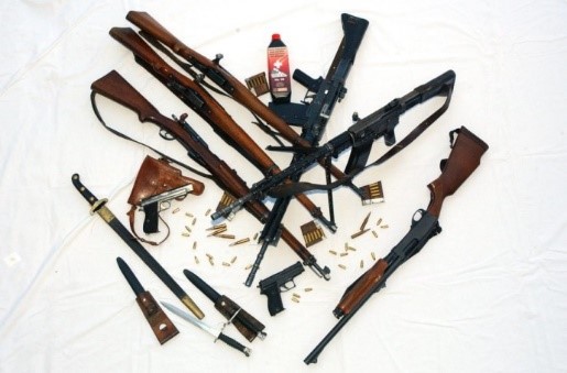 Verschiedene Waffen (Symbolbild Kapo AR)